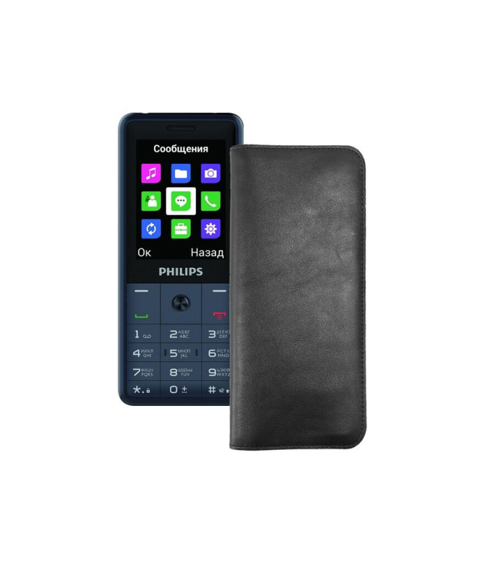 Портмоне з шкіри для телефону Philips Xenium E169