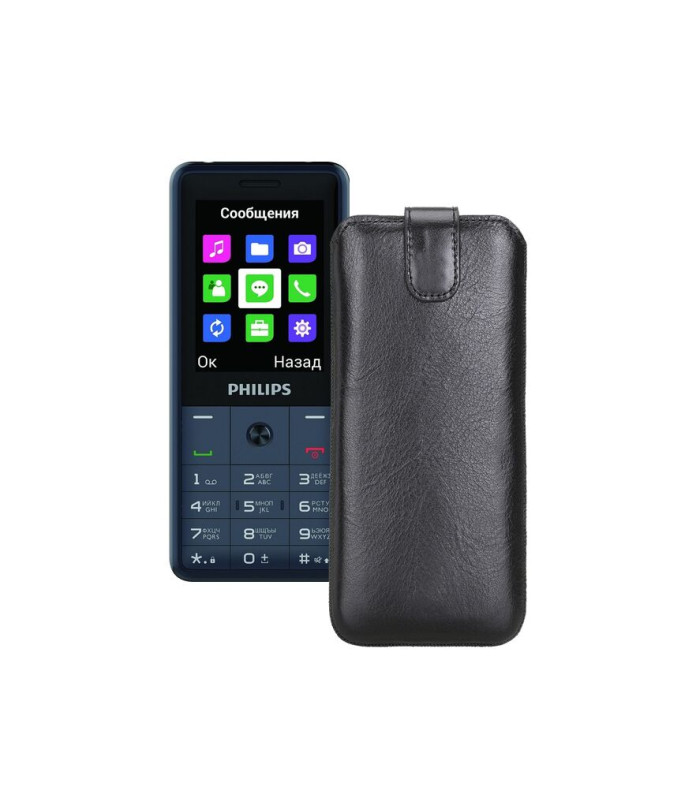 Витяжка з екошкіри для телефону Philips Xenium E169