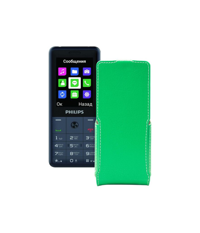 Чохол-флип з екошкіри для телефону Philips Xenium E169