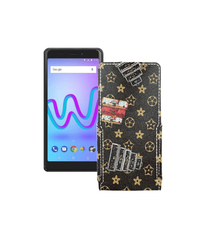 Чохол-флип з екошкіри для телефону Wiko Jerry 3 W K300