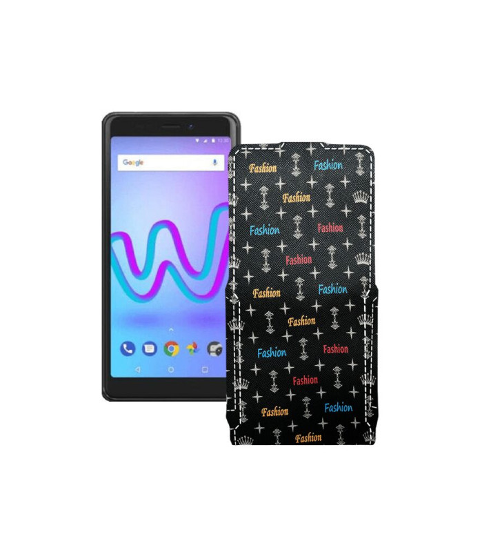 Чохол-флип з екошкіри для телефону Wiko Jerry 3 W K300