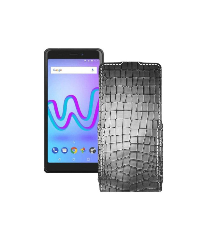 Чохол-флип з екошкіри для телефону Wiko Jerry 3 W K300