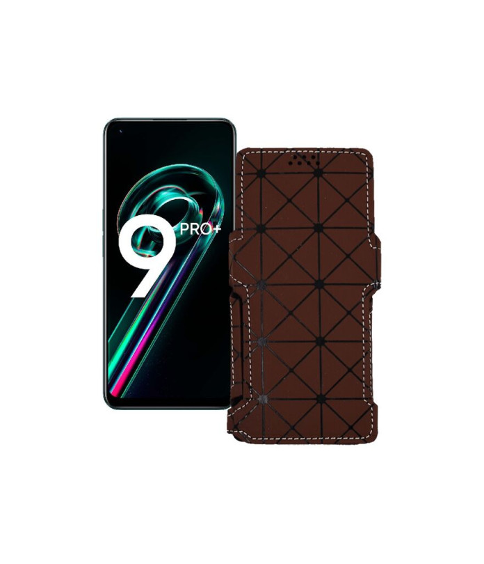 Чохол-книжка з екошкіри для телефону Realme 9 Pro Plus