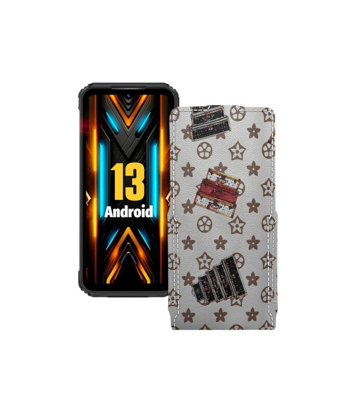 Чохол-флип з екошкіри для телефону Ulefone Power Armor 21