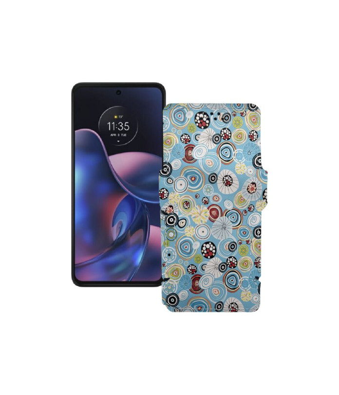 Чохол-книжка з екошкіри для телефону Motorola Edge (2022)