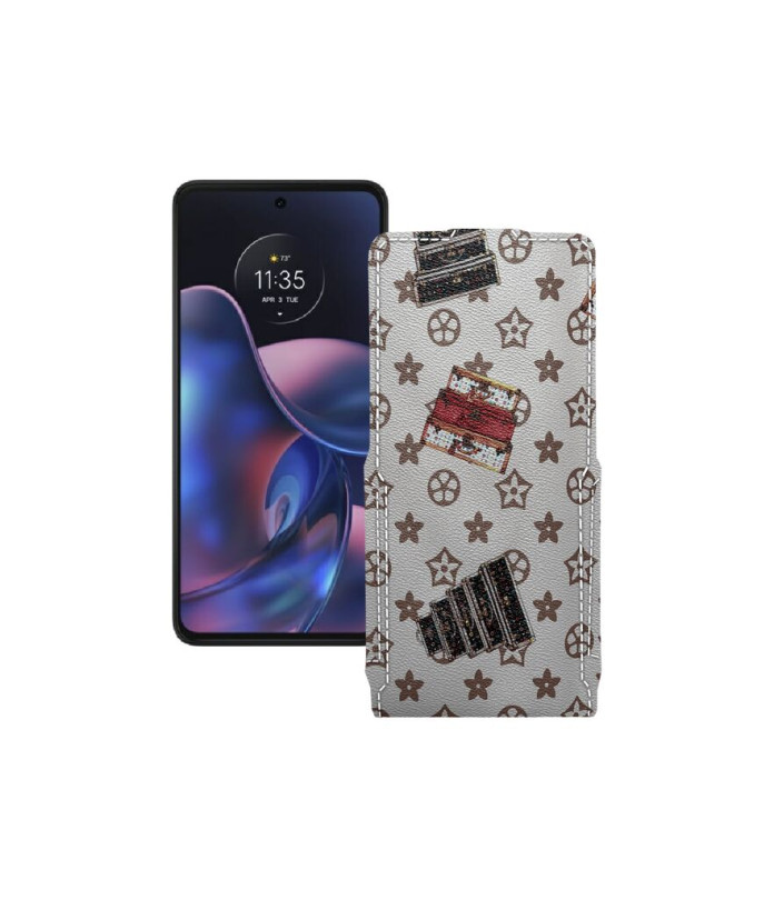 Чохол-флип з екошкіри для телефону Motorola Edge (2022)