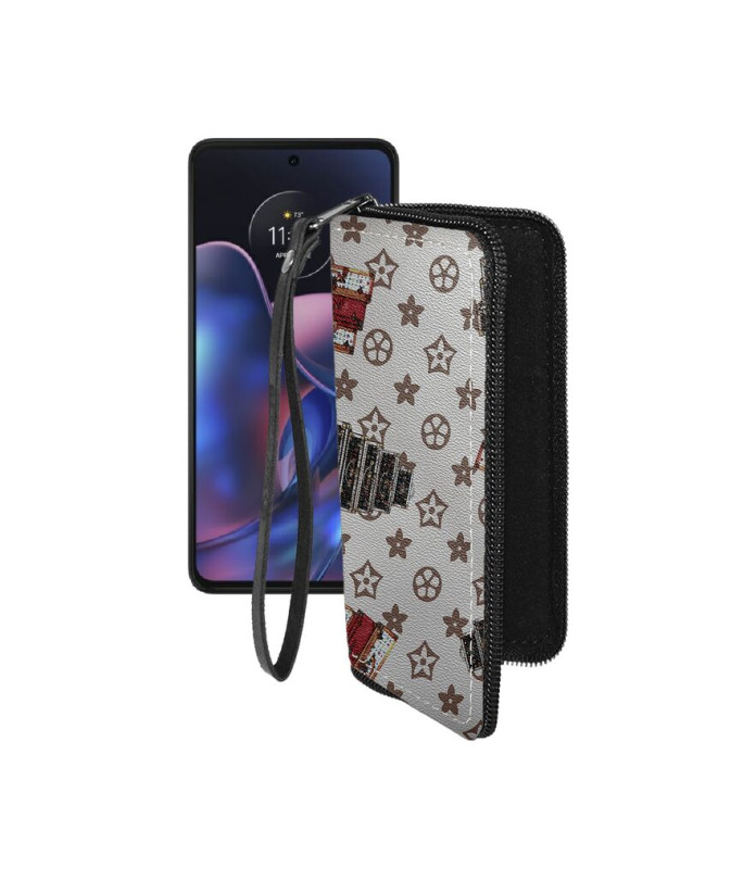 Чохол-гаманець з екошкіри для телефону Motorola Edge (2022)