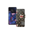 Чохол-книжка з екошкіри для телефону Motorola Edge (2022)