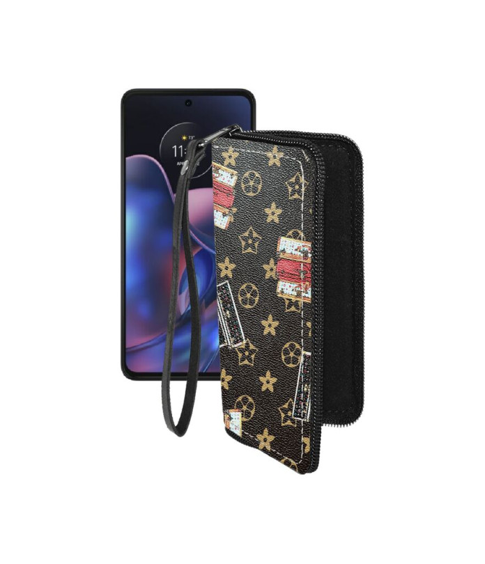 Чохол-гаманець з екошкіри для телефону Motorola Edge (2022)