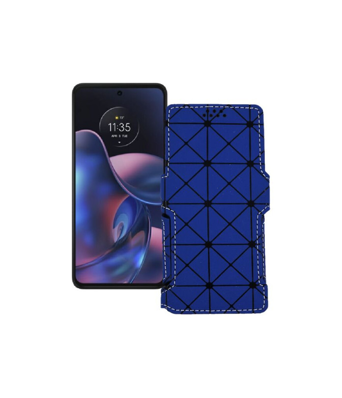 Чохол-книжка з екошкіри для телефону Motorola Edge (2022)