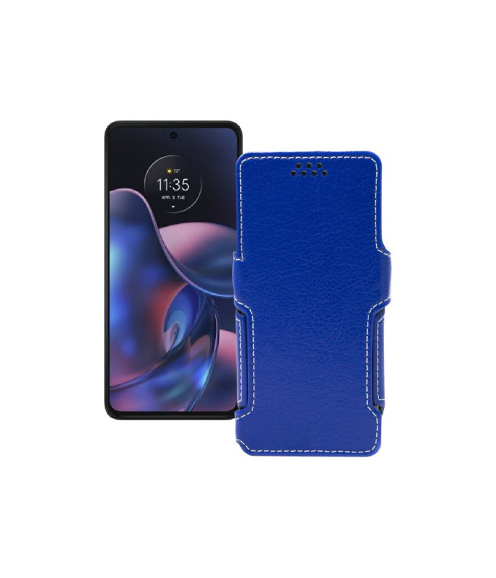 Чохол-книжка з екошкіри для телефону Motorola Edge (2022)