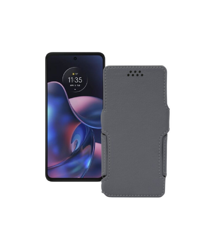 Чохол-книжка з екошкіри для телефону Motorola Edge (2022)