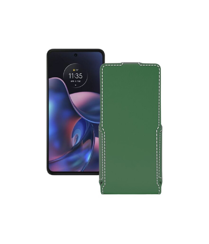 Чохол-флип з екошкіри для телефону Motorola Edge (2022)