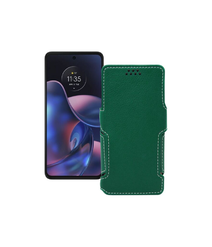 Чохол-книжка з екошкіри для телефону Motorola Edge (2022)