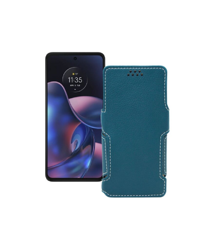Чохол-книжка з екошкіри для телефону Motorola Edge (2022)