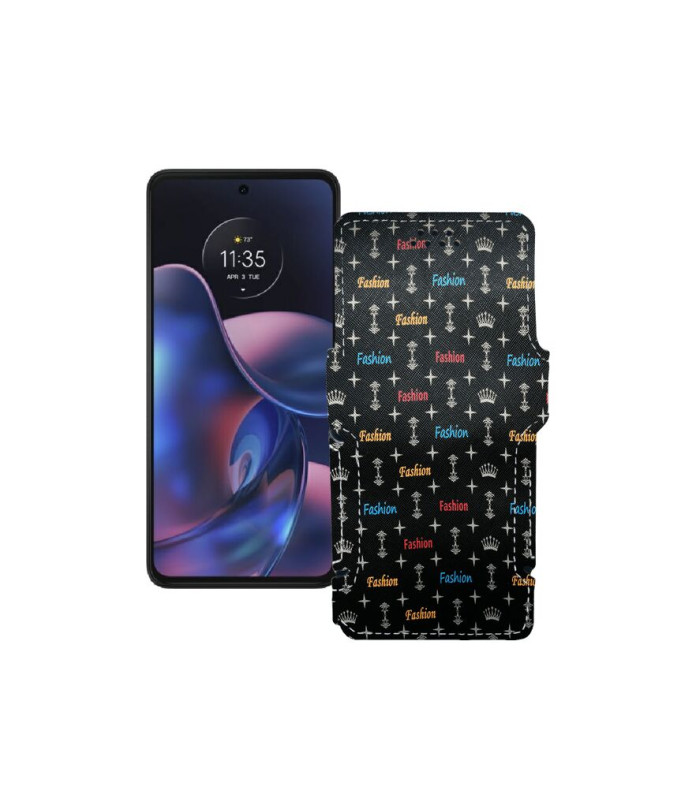 Чохол-книжка з екошкіри для телефону Motorola Edge (2022)