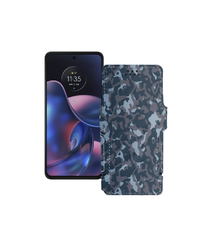 Чохол-книжка з екошкіри для телефону Motorola Edge (2022)