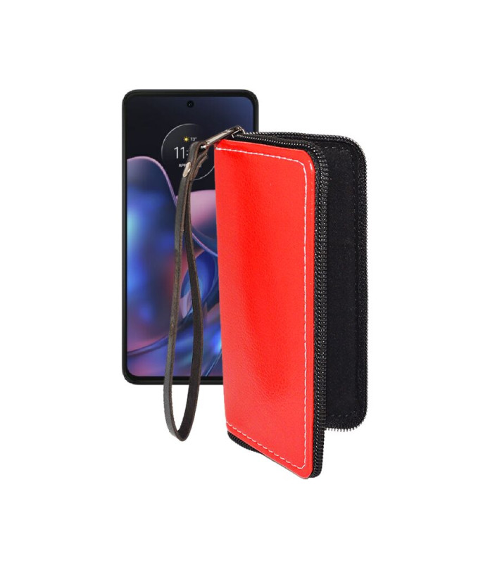 Чохол-гаманець з екошкіри для телефону Motorola Edge (2022)