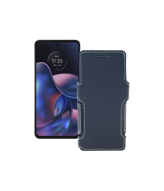 Чохол-книжка з екошкіри для телефону Motorola Edge (2022)