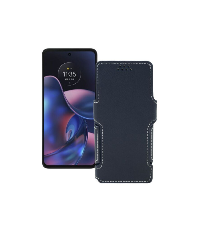 Чохол-книжка з екошкіри для телефону Motorola Edge (2022)