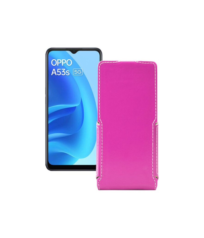 Чохол-флип з екошкіри для телефону OPPO A53s 5G