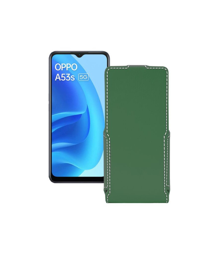 Чохол-флип з екошкіри для телефону OPPO A53s 5G