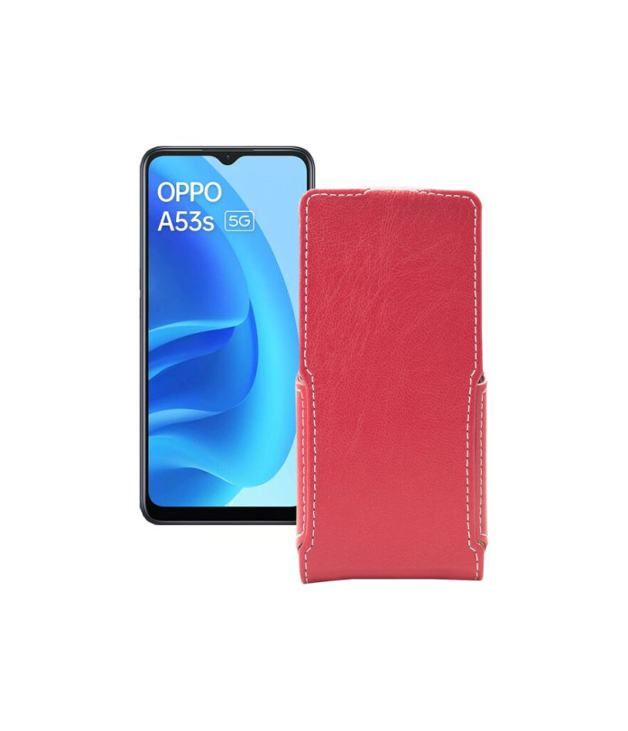 Чохол-флип з екошкіри для телефону OPPO A53s 5G