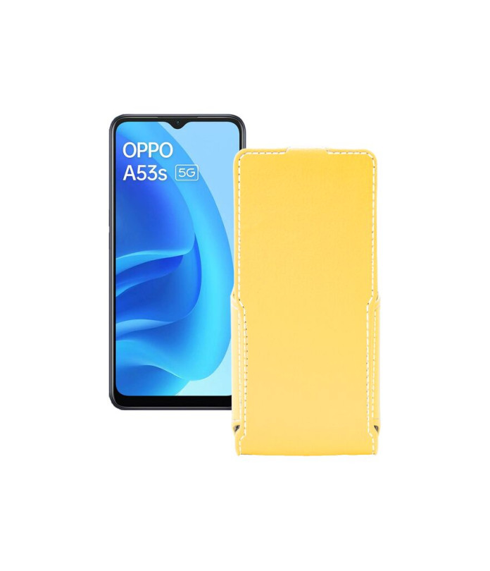 Чохол-флип з екошкіри для телефону OPPO A53s 5G