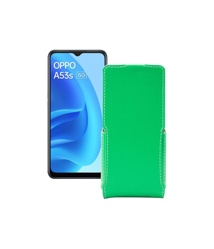 Чохол-флип з екошкіри для телефону OPPO A53s 5G