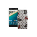 Чохол-книжка з екошкіри для телефону LG H791 Nexus 5x