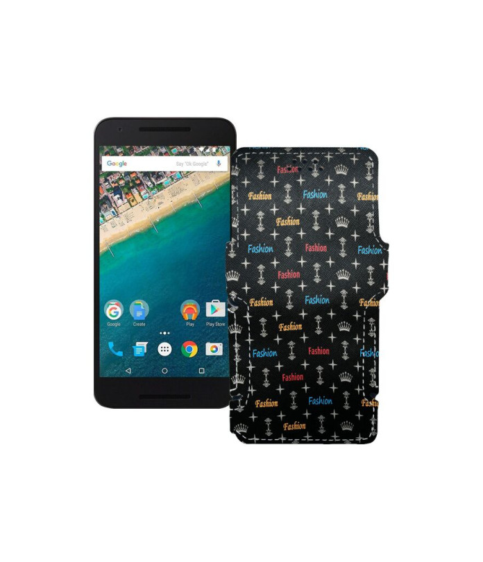 Чохол-книжка з екошкіри для телефону LG H791 Nexus 5x