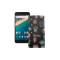 Чохол-флип з екошкіри для телефону LG H791 Nexus 5x