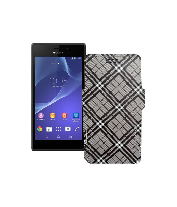 Чохол-книжка з екошкіри для телефону Sony Xperia M2 Dual (D2302 D2303)