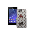 Чохол-флип з екошкіри для телефону Sony Xperia M2 Dual (D2302 D2303)