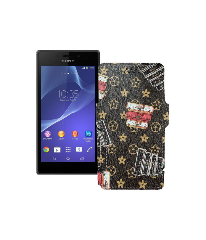 Чохол-книжка з екошкіри для телефону Sony Xperia M2 Dual (D2302 D2303)