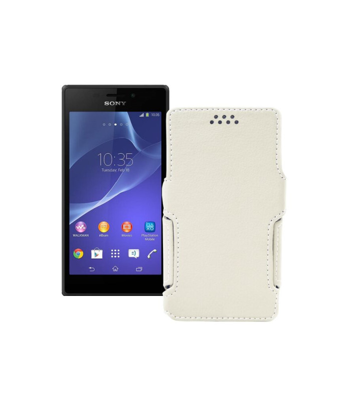 Чохол-книжка з екошкіри для телефону Sony Xperia M2 Dual (D2302 D2303)