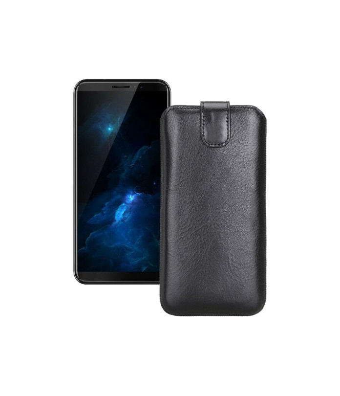 Витяжка з екошкіри для телефону Cubot J5 2019