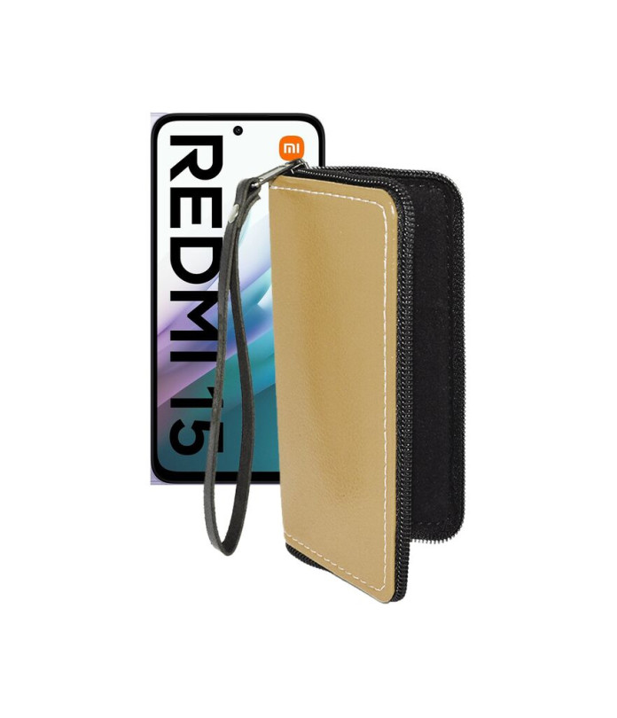 Чохол-гаманець з екошкіри для телефону Xiaomi Redmi 15