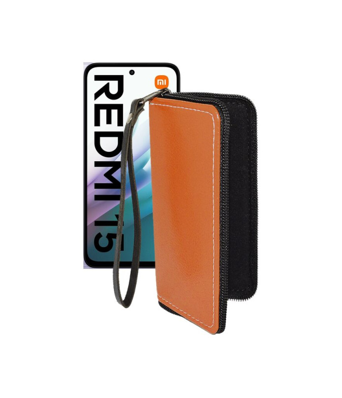 Чохол-гаманець з екошкіри для телефону Xiaomi Redmi 15