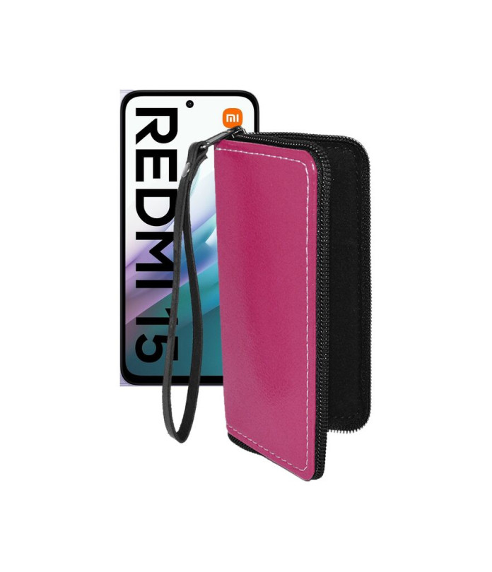Чохол-гаманець з екошкіри для телефону Xiaomi Redmi 15