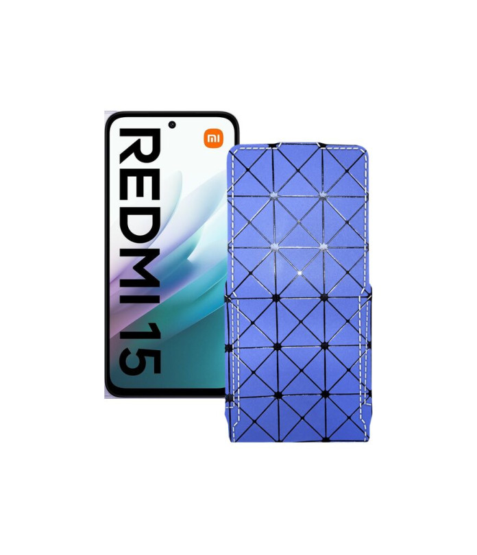 Чохол-флип з екошкіри для телефону Xiaomi Redmi 15