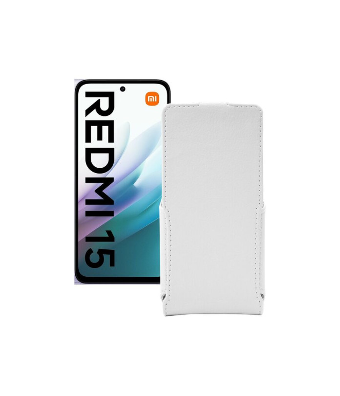 Чохол-флип з екошкіри для телефону Xiaomi Redmi 15