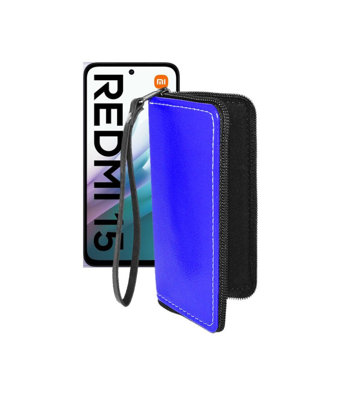 Чохол-гаманець з екошкіри для телефону Xiaomi Redmi 15