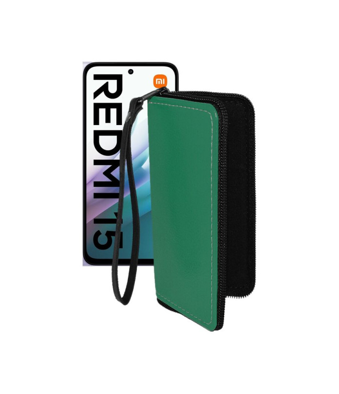 Чохол-гаманець з екошкіри для телефону Xiaomi Redmi 15