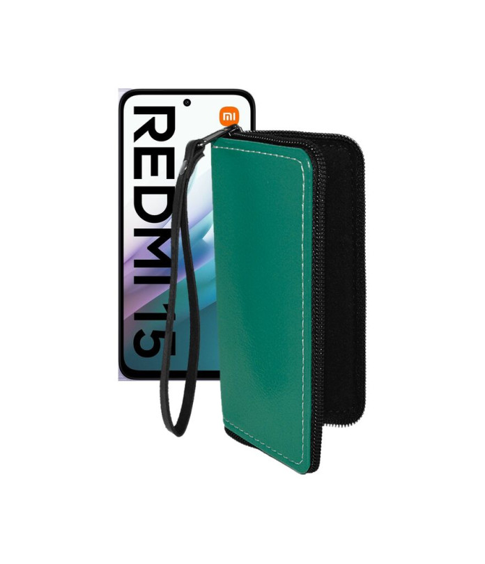 Чохол-гаманець з екошкіри для телефону Xiaomi Redmi 15