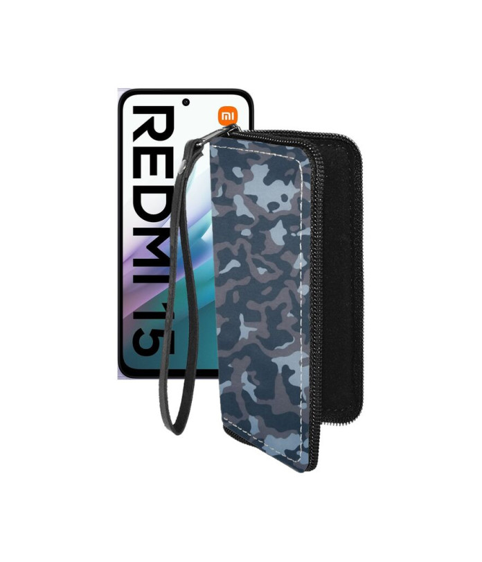 Чохол-гаманець з екошкіри для телефону Xiaomi Redmi 15