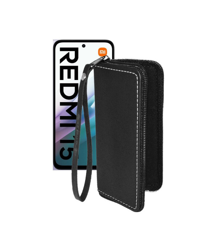 Чохол-гаманець з екошкіри для телефону Xiaomi Redmi 15
