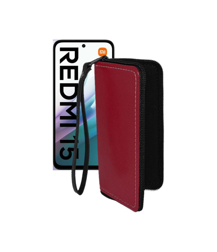 Чохол-гаманець з екошкіри для телефону Xiaomi Redmi 15