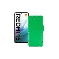 Чохол-книжка з екошкіри для телефону Xiaomi Redmi 15