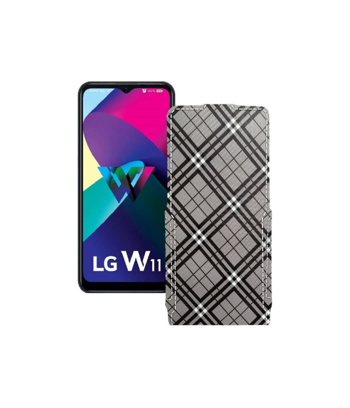 Чохол-флип з екошкіри для телефону LG W11